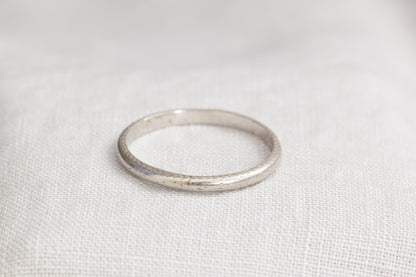 Platinum Engraved Band, 8.25