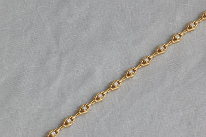 14k Link Bracelet with 1.5 CTTW Natural Diamonds, 7 inch Sizable