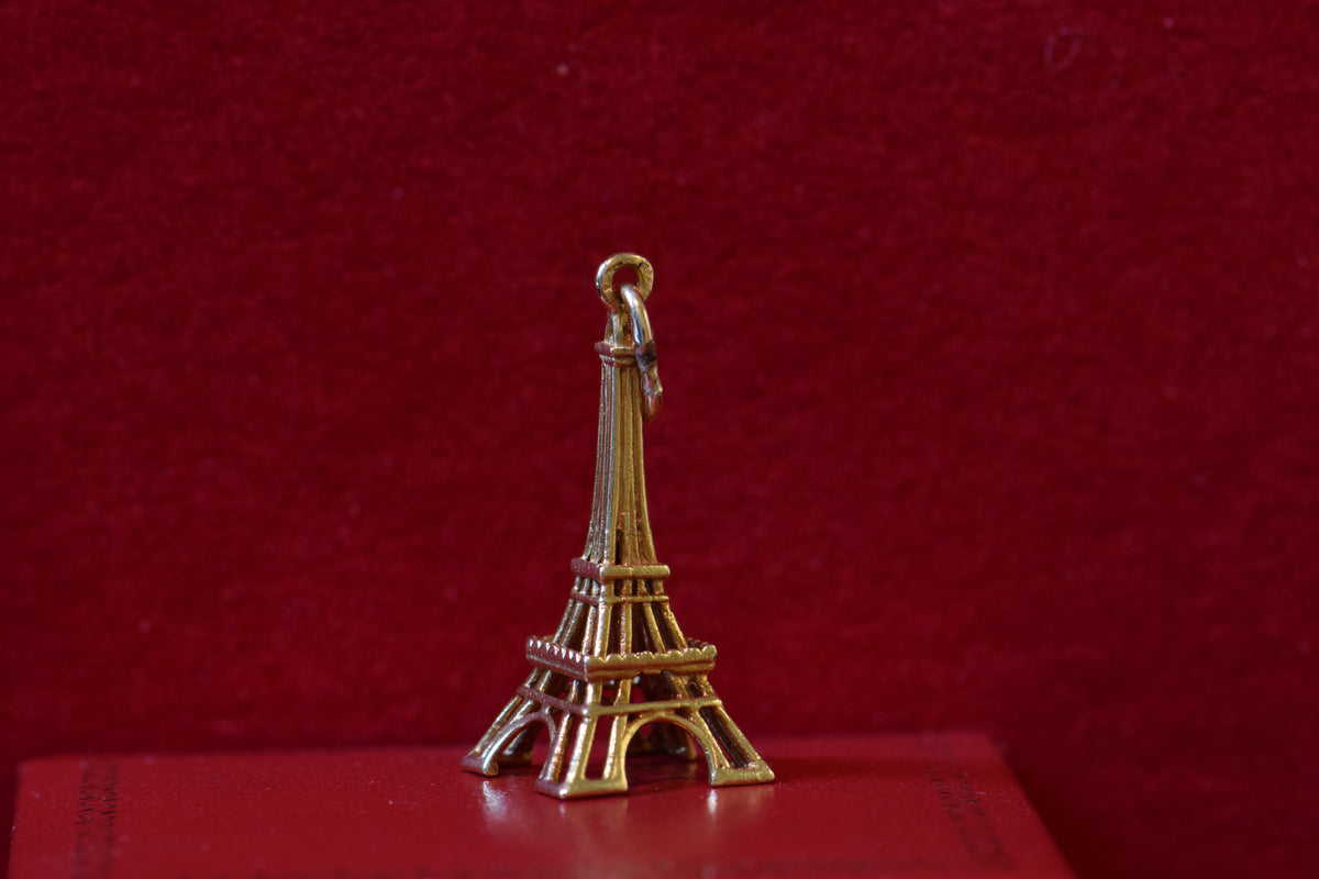 18k Eiffel Tower Charm